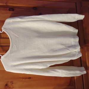 Shein open back sweater